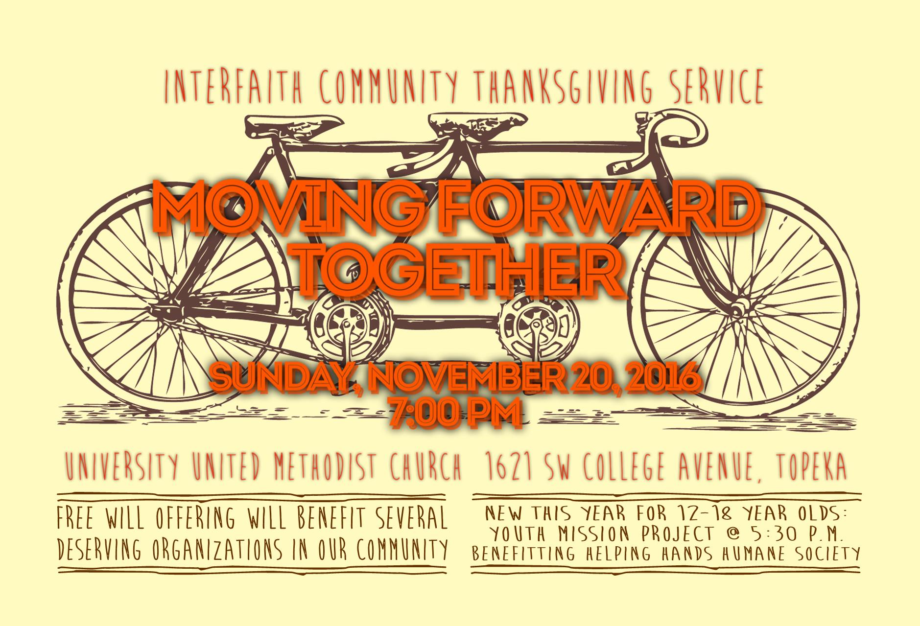Interfaith Thanksgiving Service Poster